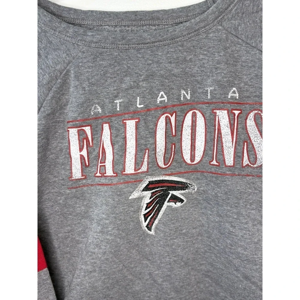 Atlanta Falcons Raglan Pullover Sweatshirt Size large - Picture 3 of 6
